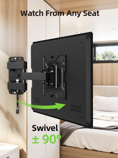 Lockable RV TV Wall Mount, 13-45 Inches, 44 lb, VESA 75 x 75 to 200 x 200 mm - photo 5