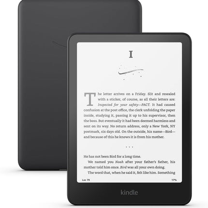 16GB (newest model) – 20% faster, with new 7" glare-free display and weeks of battery life – Black