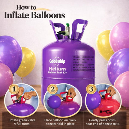 7L Helium Tank for Balloons at Home