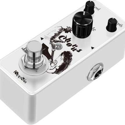 Pure Analog Chorus Guitar Pedal - Warm, Clear Chorus Tone with Spacey Vibe, True Bypass, Mini Metal Enclosure (DC 9V, 9mA)