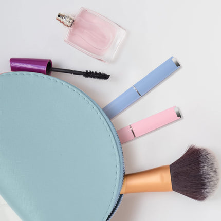 Set de 3 limas de uñas de vidrio con estuche para uñas naturales