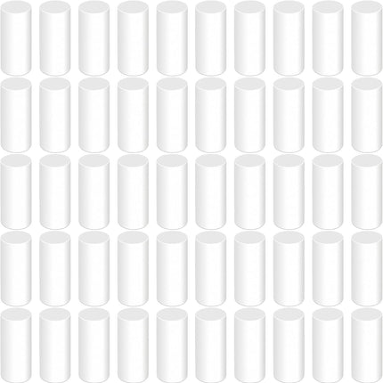 50 Pcs Mechanical Pencil Eraser Refills, White Refill Erasers for Propelling Pencils, Universal Traceless Eraser Replacement for Office Notebook Drafting