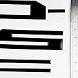 Tailgate Insert Letters for 2018 2019 2020, 3D Raised Tailgate Decals with Strong Adhesive, Durable ABS Plastic Emblems, Easy Installation, Matte Black
