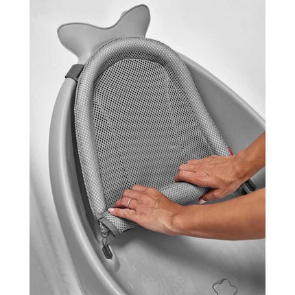 Skip Hop Infant Bath Tub 3-Stage Grow With Baby Smart Sling MOBY Bathtub Grey Age 0+