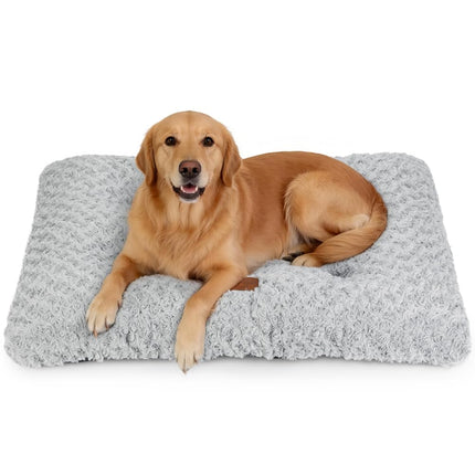 Cama para perro pequeño para jaula, colchoneta blanca 24"x18"