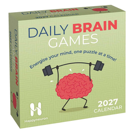 Daily Brain Games 2027 Day-to-Day Calendar: Energize your mind, one puzzle at a time!