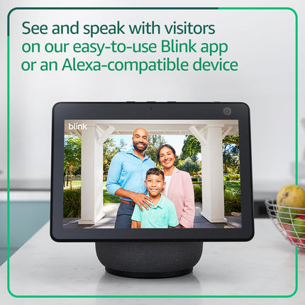 Video Doorbell (newest model) – Head-to-toe HD view, two-year battery life, and simple setup. Required Sync Module not included – Add-On (Black)