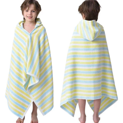 Toddler Hooded Towel Wrap, 3-10 Years, 100% Cotton,Daisy