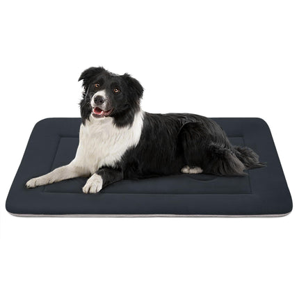 Cama suave para perro grande, almohadilla para jaula de perro de 42 in, base antideslizante, colchón lavable para dormir perros, camas para mascotas, camas para gatos, almohadillas para perreras