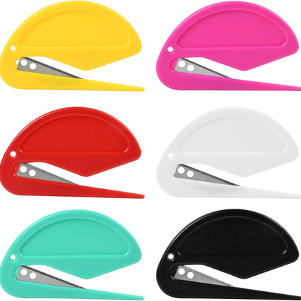 6 Pack Letter Opener Envelope Slitter, Quick Unboxing Machine,Suitable for Envelopes,Letters,Mail,and Packages,Suitable for Offices,Homes,and Businesses,6 Colors