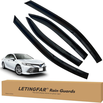 Window Visors Rain Guards for Toyota Camry 2018 2019 2020 2021 2022 2023 2024 Accessories, Wind Deflectors Vent Shades for Toyota Camry