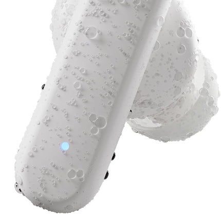 Skullcandy Smokin’ Buds Wireless Earbuds, Bluetooth Headphones, Noise Isolating Fit, Up to 20 Hours Battery, IPX4 Sweat and Water Resistant, Microphone for iPhone Android - Bone