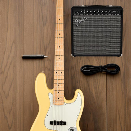 Fender Player Jazz Bass, Buttercream, Maple Fingerboard