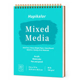 Mixed Media Sketchbook 9"x12" Multimedia Sketchbook, 30 Sheets Sketch Book