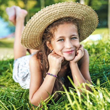 THEMEROL Handmade Gifts for Kids/Teen Girls/Adults-Love/Encouragement-Natural Crystal Bracelets