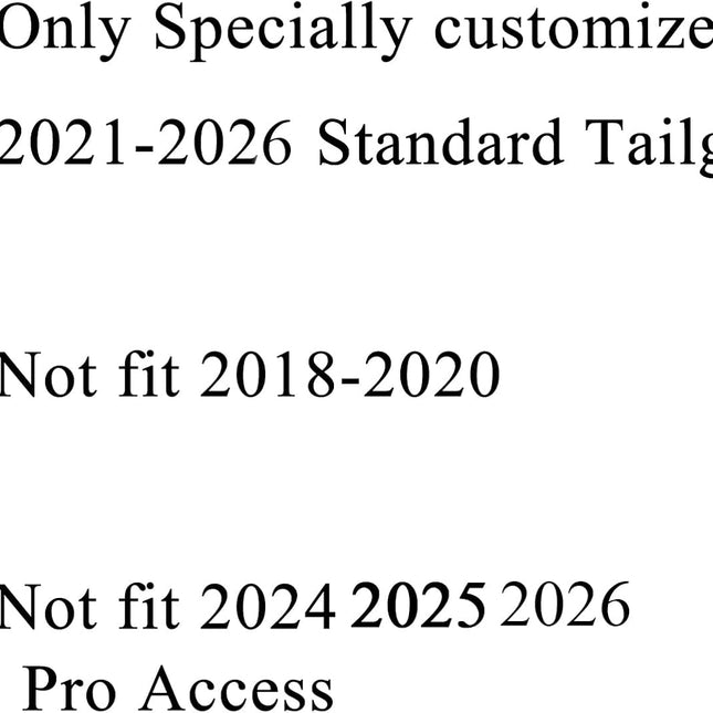 Tailgate Insert Letters Compatible with f150 2021 2022 2023 2024 2025 2026