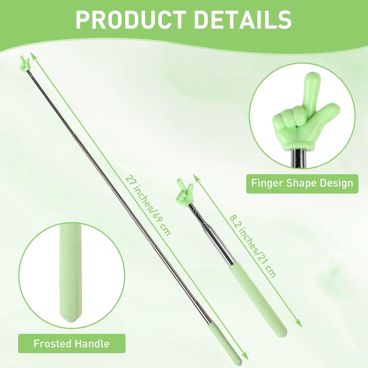 6-Piece Extendable Colorful Finger Pointer Stick Set - photo 2