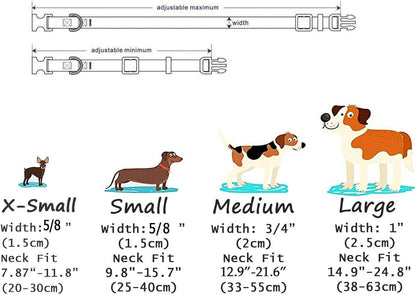 Floral Pink Adjustable Dog Collar, Medium - photo 3