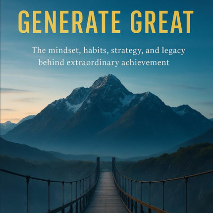 Trubiskita Generate Great: The mindset,habits,strategy, and legacy behind extraordinary achievement