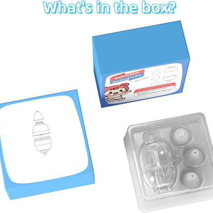 Universal Multi-Size Silicone Nasal Aspirator Replacement Tips, Soft Nozzle Connectors Compatible with Most Electric Baby Snot Sucker, Reusable Nose Cleaner Accessories
