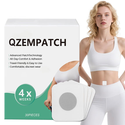 Rejuvacare Qzem Body Patch, Easy Daily Application, Comfortable & Discreet, For Men & Women, 1 Month Supply, Gentle & Effective(30Pcs)