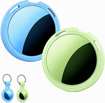 2-Pack Waterproof Bluetooth Tracker Tags for iOS Item Finding