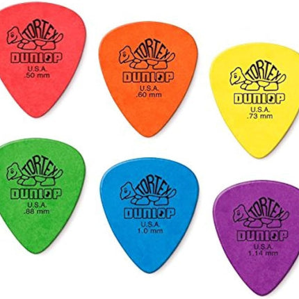 Dunlop Tortex Standard Picks Sample Variety Mix Pack (2 of each gauge) 12/Player's Pack