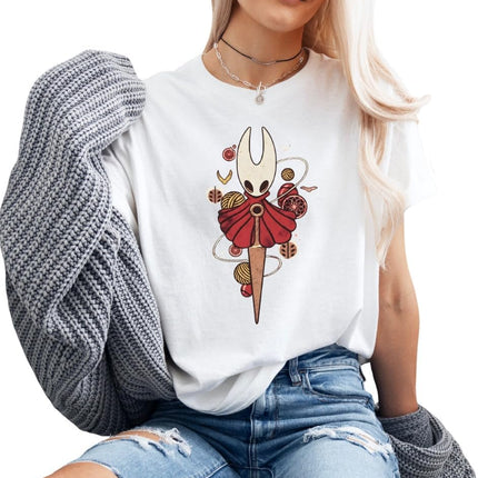 Hollow Knight Silksong Hornet T-Shirt, Hornet Indie Game Shirt, Hollow Bug Night Shirt