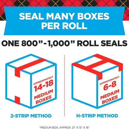 Amazon.com : Scotch Heavy Duty Shipping Packing Tape, Clear, Shipping and Packaging Supplies, 1.88 in. x 27.7 yd., 1 Tape Roll with Dispenser : Packing Tape : Office Products