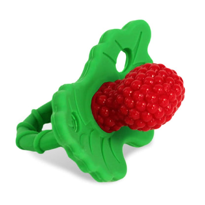 Silicone Baby Teether Toy - Soothe Babies Sore Gums - Infant Teething Toy - Hands Free Design - BPA Free - Easy-to-Hold