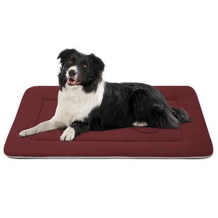 Cama suave para perro grande, almohadilla para jaula de perro de 42 in, base antideslizante, colchón lavable para dormir perros, camas para mascotas, camas para gatos, almohadillas para perreras