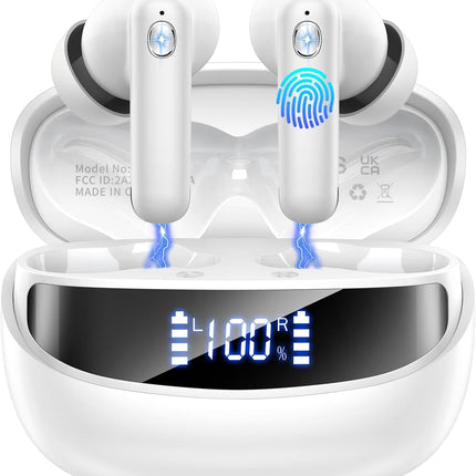 Wireless Earbuds, Bluetooth 5.4 Ear Buds, LED Power Display, 6D Bass Stereo - photo 9