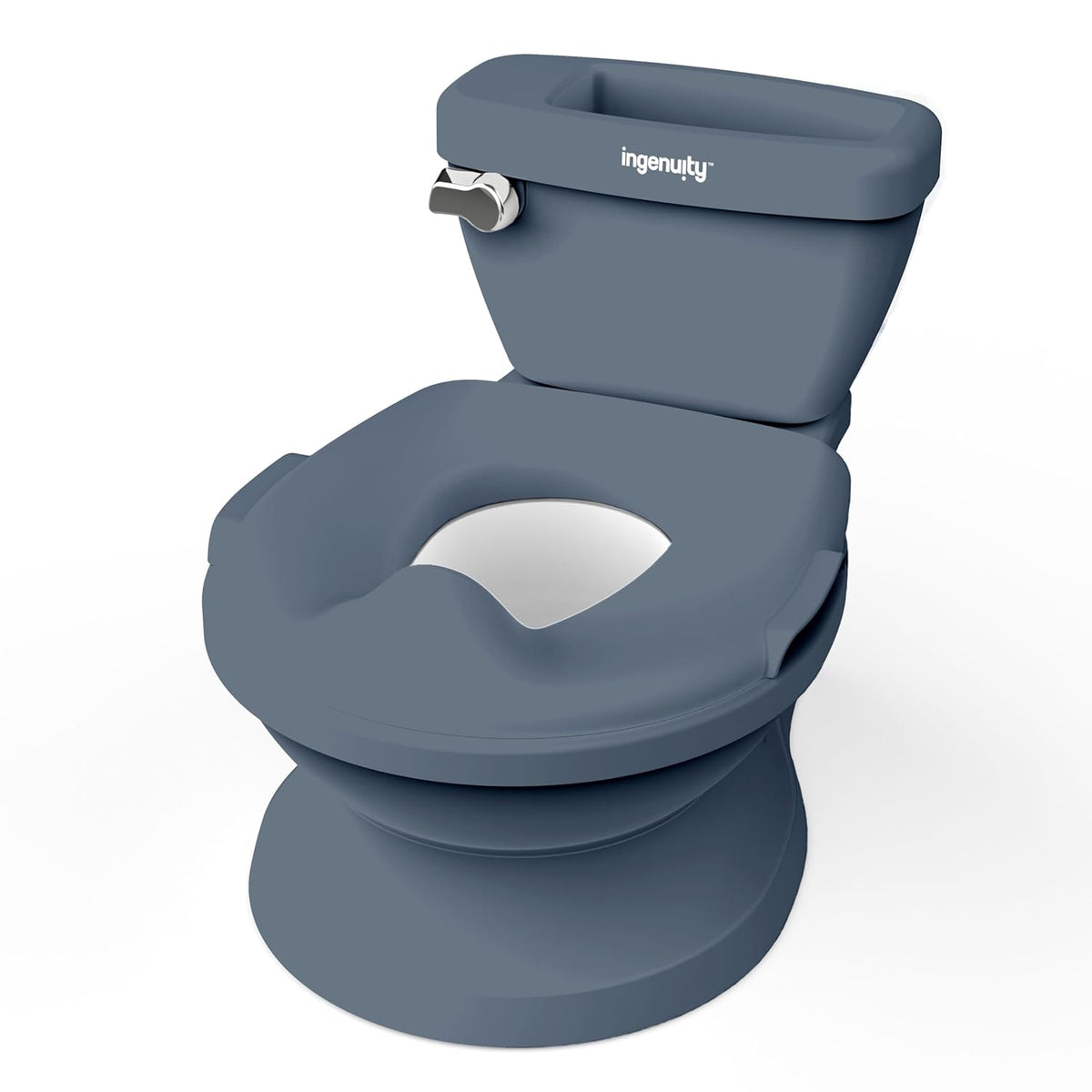 Pro in Blue, Infant Potty Training Toilet, Lifelike Flushing Sound, for Ages 18 Months, Up to 50 Pounds