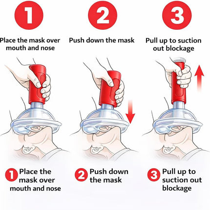 Heimlich Assistant Choking Rescue Device Bag for Emergency Situation Holder for Rescue Device Kits F16