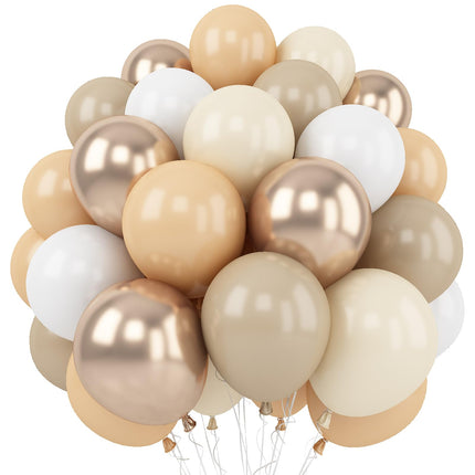 Retro Blush Pink Balloons 60 Packs 12 Inch Latex Balloons