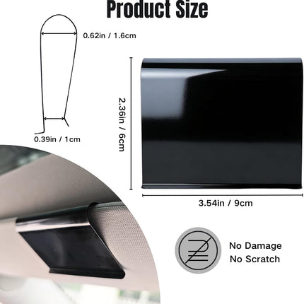 Car Air Freshener Visor Clip Compatible with Drift Car Air Freshener, Car Odor Eliminator Holder Vehicle Scent Diffuser Sun Visor Metal Clips for Cabin, Truck & SUV (Clip Only, Freshener not include)