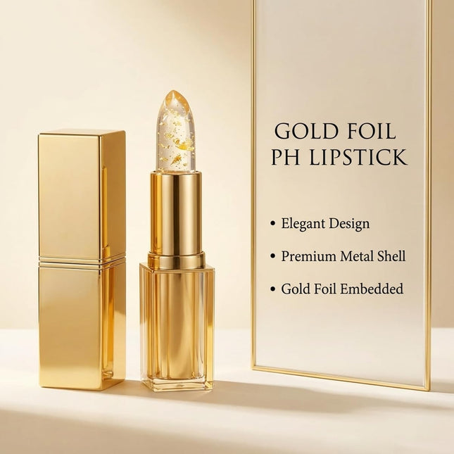PH Color Changing Lipstick, 2 Pcs Skin-Adaptive Long Lasting