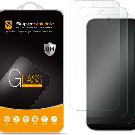 Supershieldz (3 Pack) Designed for Google Pixel 10a Tempered Glass Screen Protector, Anti Scratch, Bubble Free