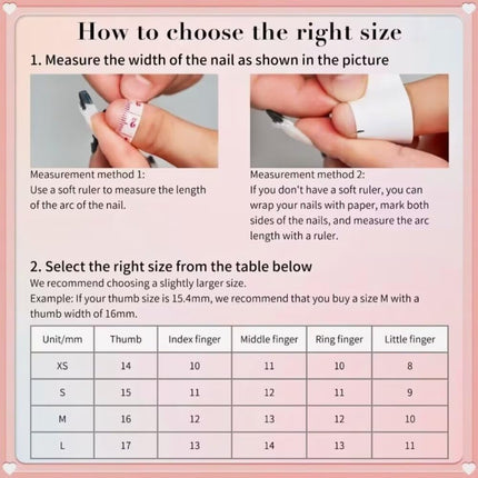 MAGLFELL Salon Press On Nails - 3D Almond Handmade Unique French Fake Nails, Thick Acrylic and Muti-Layer Gel False Nails, Reusable Gel Cured Durable press ons (Size S)