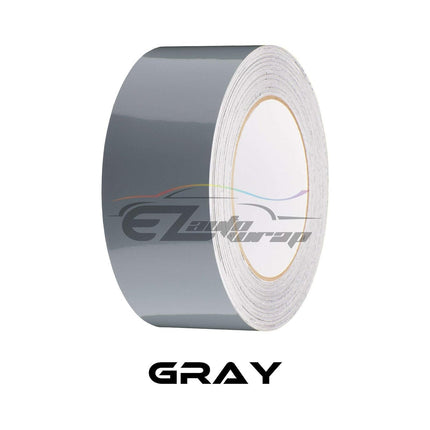 Free Tool Kit 8" Wide 20FT Long Gloss Glossy Gray Racing Stripes Vinyl Wrap Rally Decals Stripe Sticker