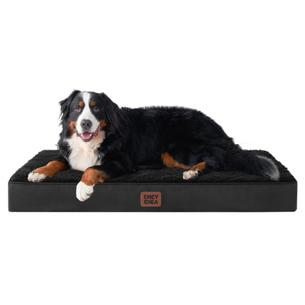 Cama ortopédica para perros grande con funda extraíble lavable, 41IN gris