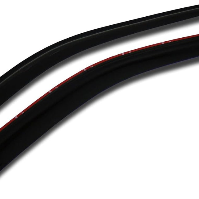 Outside Mount Car Window Rain Guards for 1988-1993 Mustang, Dark Smoke 2-Piece Set
