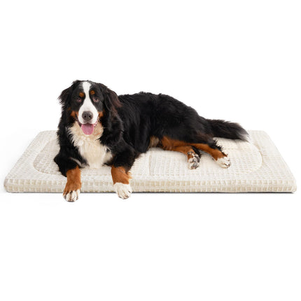 Cama lavable para perro mediano, tapete para jaula, 36x23 in. Almohadilla para perrera