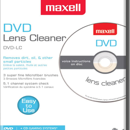 Maxell DVD-LC DVD Lens Cleaner, One Size