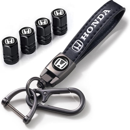 Genuine Leather Car Keychain Key Ring Accessories New
