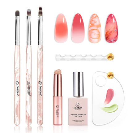 Jelly Gel Nail Polish Set, 6 Colors