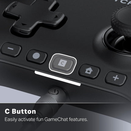 PowerA Advantage Wired Controller for Nintendo Switch 2 - Black, Officially Licensed, Hall Effects, Mappable Buttons, Pro Controller, C Button, On-board Audio Controls