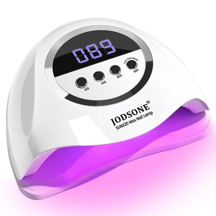 U V LED Nail Lamp, Nail Dryer for Gel Polish, Led Light with Automatic Sensor & 4 Timers