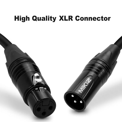XLR Cables for Microphone 50 Feet 2-Pack