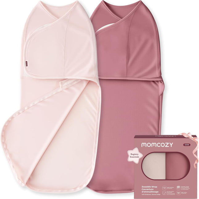 Newborn Swaddle with Quiet Fastener